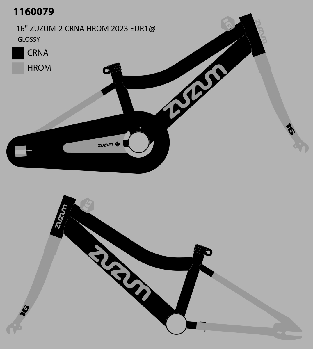 F.RAM CASSINI 16 zuzum-2 crna hrom 2023 eur1@